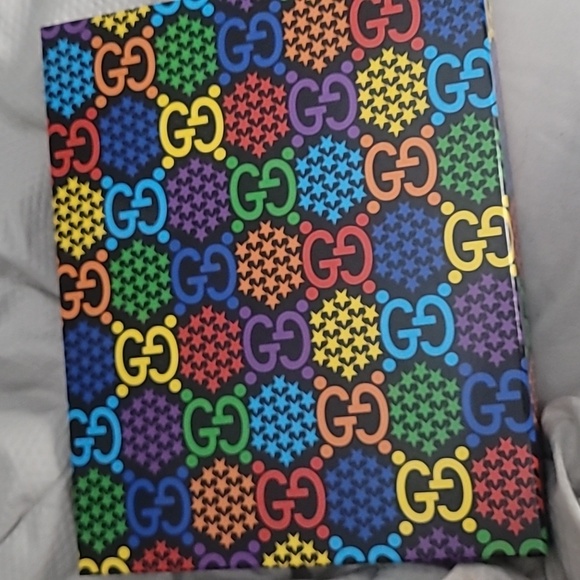 Silk Nylon Monogram Psychedelic Rain Hood Black - Picture 1 of 4